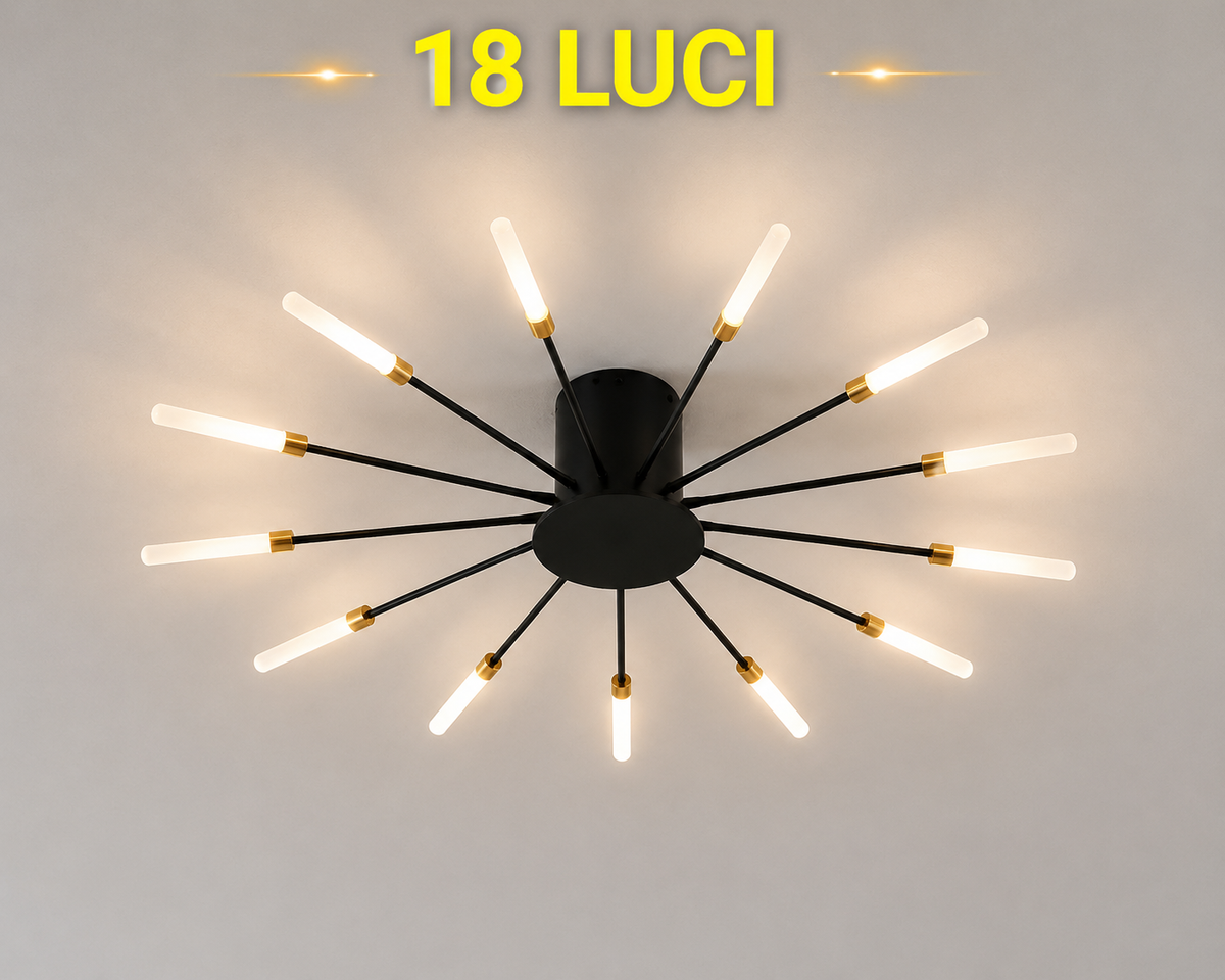 Plafoniera LED Moderna – Camera e Soggiorno (Modello A)