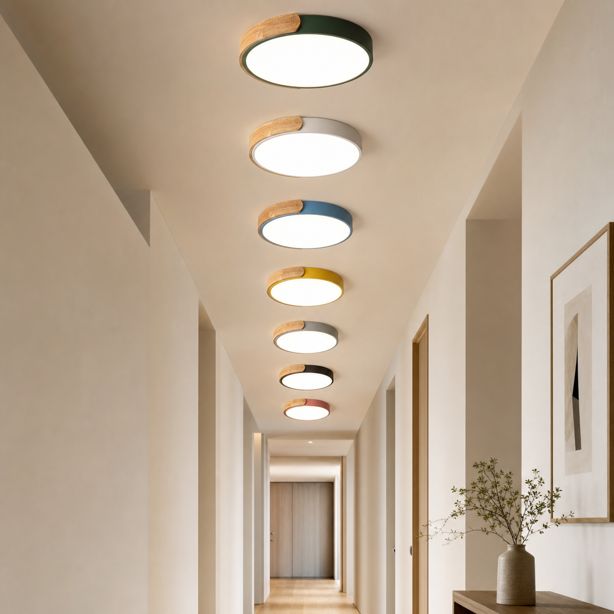 Plafoniera LED Rotonda Ultrasottile Novoora