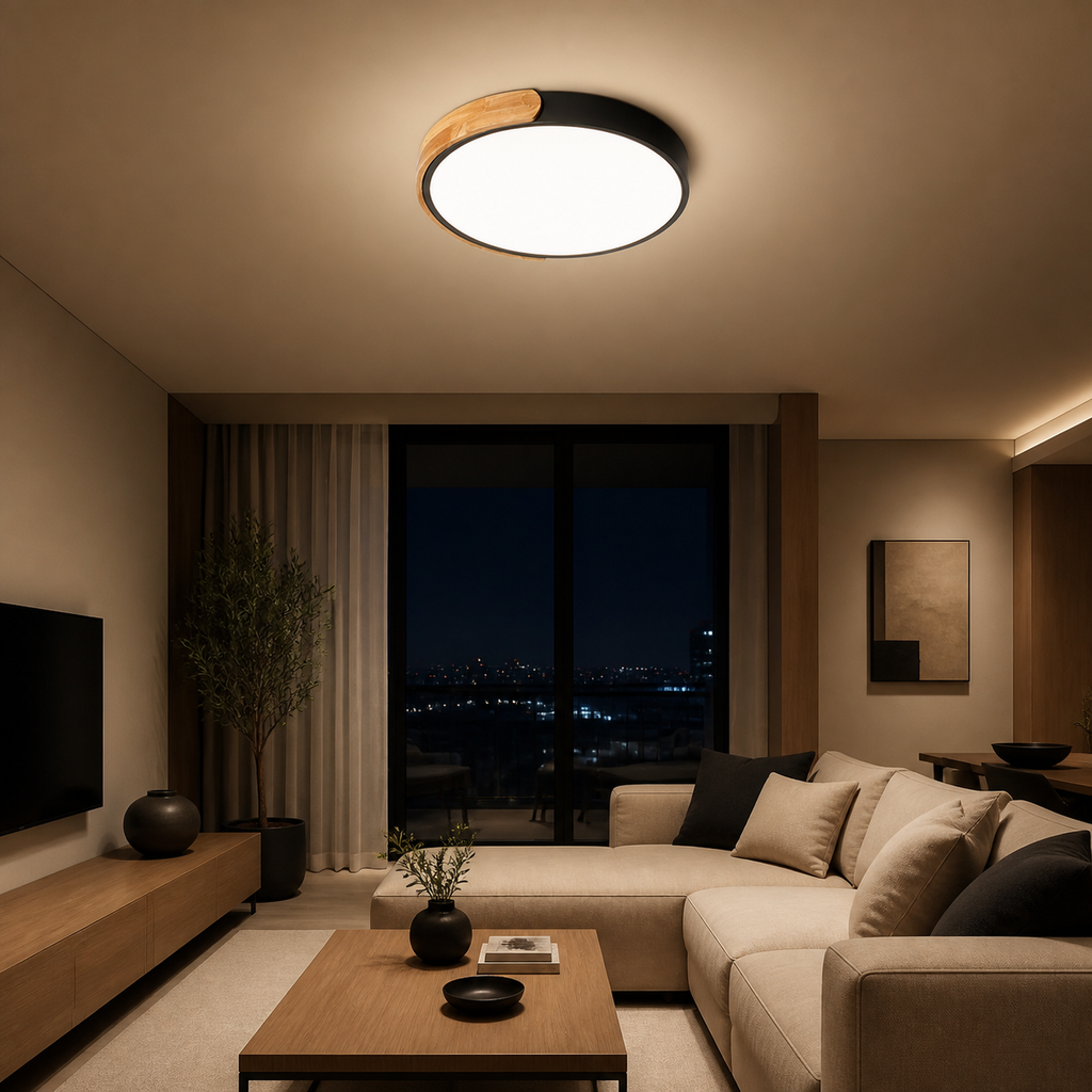 Plafoniera LED Rotonda Ultrasottile Novoora
