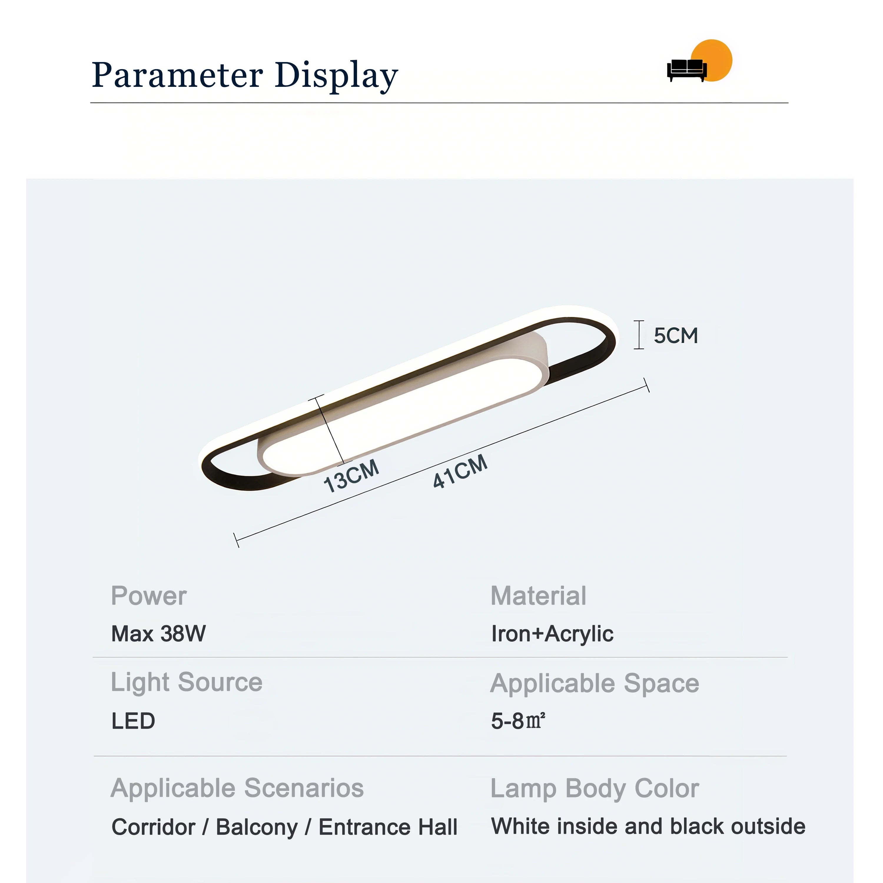 Novoora Plafoniera LED Ultrasottile Dimmerabile con Telecomando