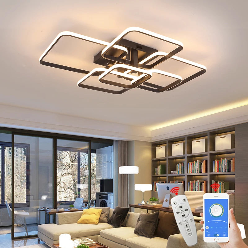 Novoora Lampadario LED Moderno Dimmerabile