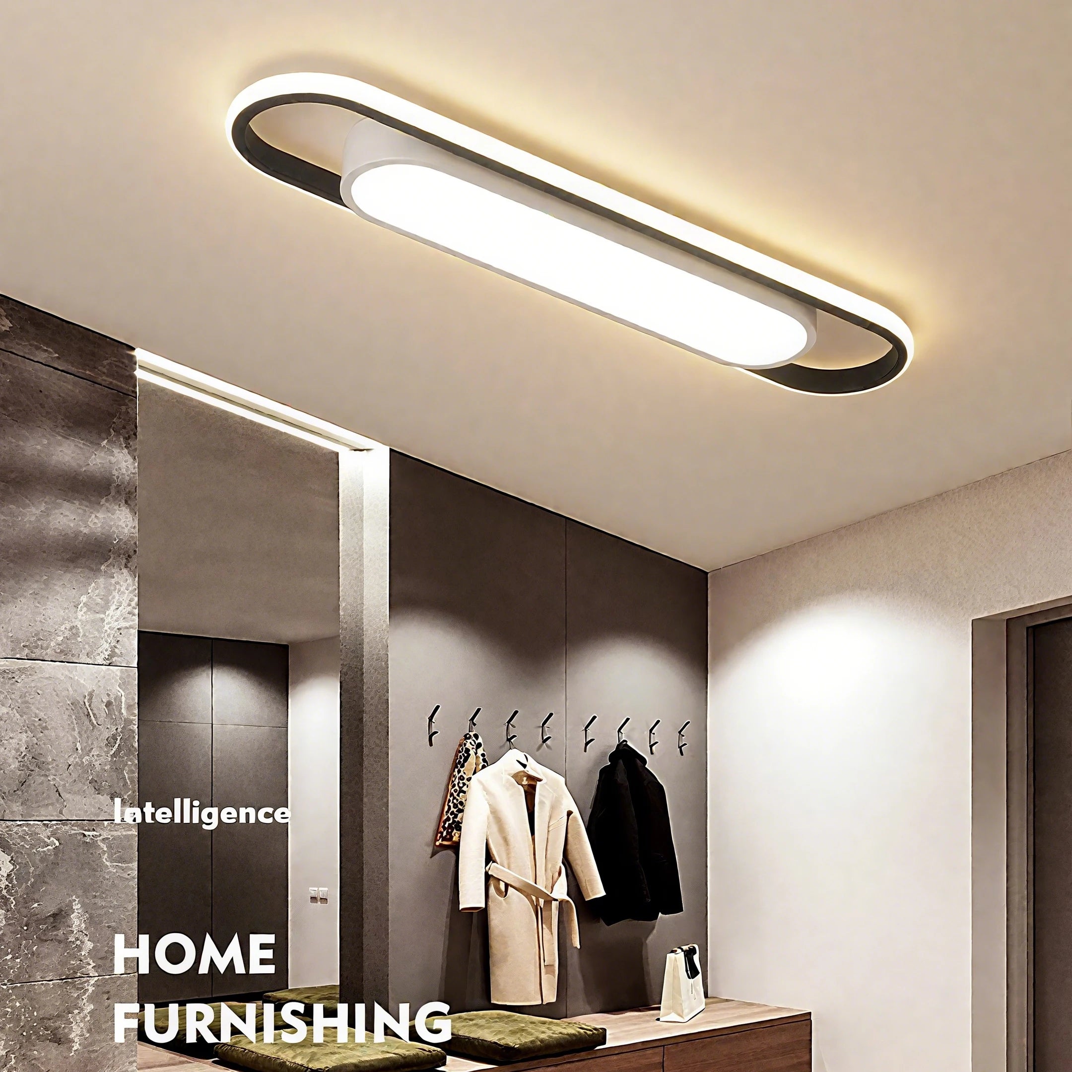 Novoora Plafoniera LED Ultrasottile Dimmerabile con Telecomando