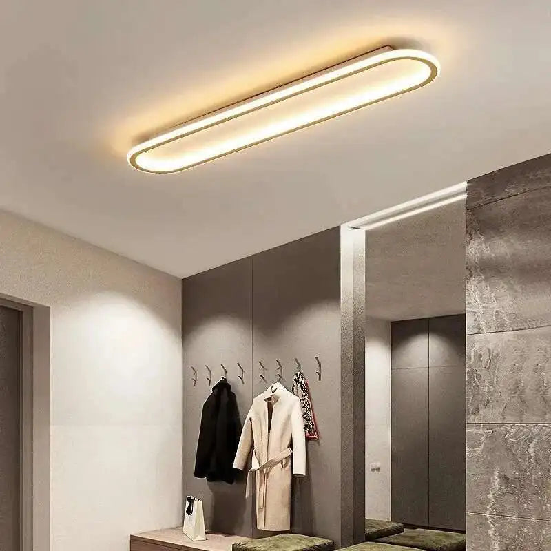 Long Strip LED Ceiling Lights Modern Simple Corridor Aisle Balcony Cloakroom Bedroom Porch Lamp Home Indoor Decor Lighting Lamps