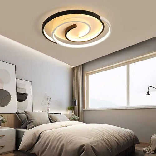 220V 230V Household LED Ceiling Lights Modern Living Room Bedroom Ceiling Light 40/50cm Simple Ceiling Lamp Low Floor Lighting