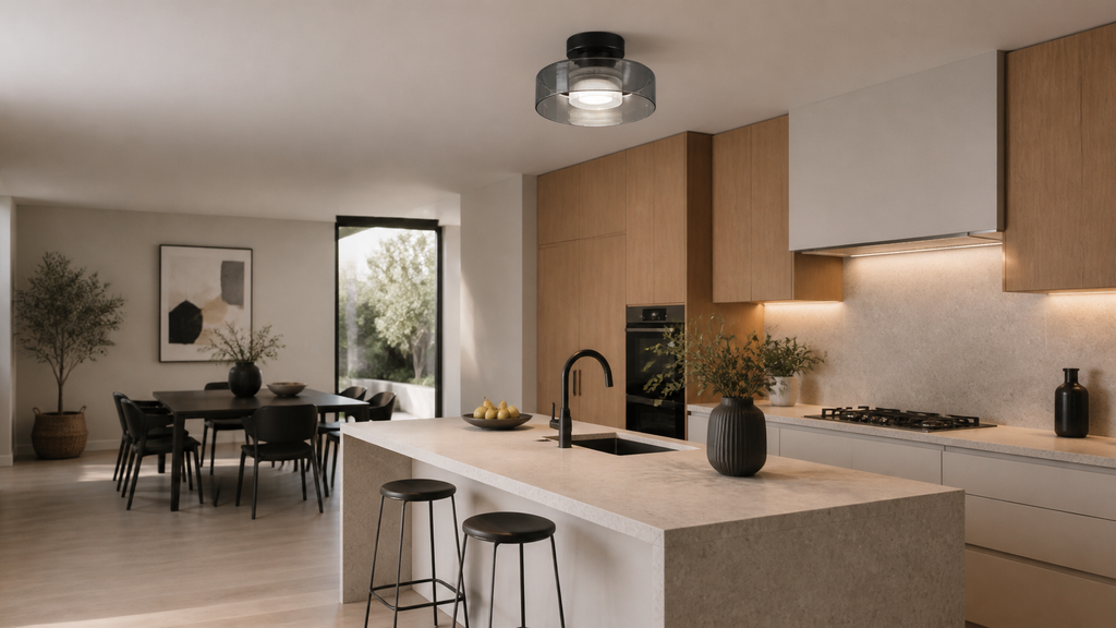 Novoora – Plafoniera LED Vetro Fumé