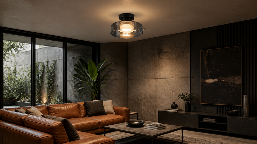 Novoora – Plafoniera LED Vetro Fumé