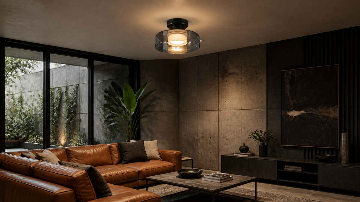 Novoora – Plafoniera LED Vetro Fumé